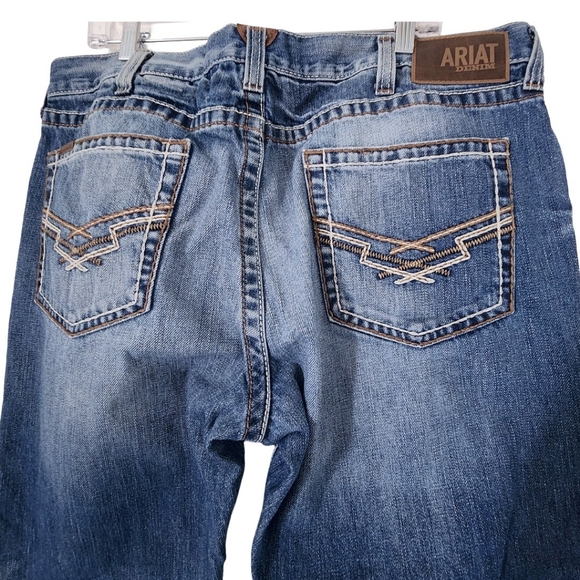 ARIAT DENIM MENS M5 SLIM STRAIGHT JEANS (38/34) - Picture 8 of 12